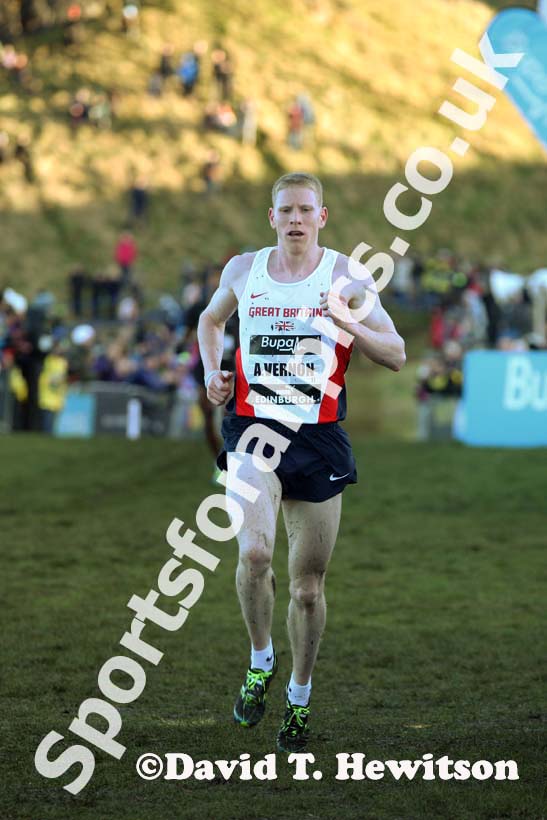Andy Vernon finished 2nd in the senior mens 8k BUPA Great Edinburgh Cross Country. Photo: David T. Hewitson/Sports for All Pics